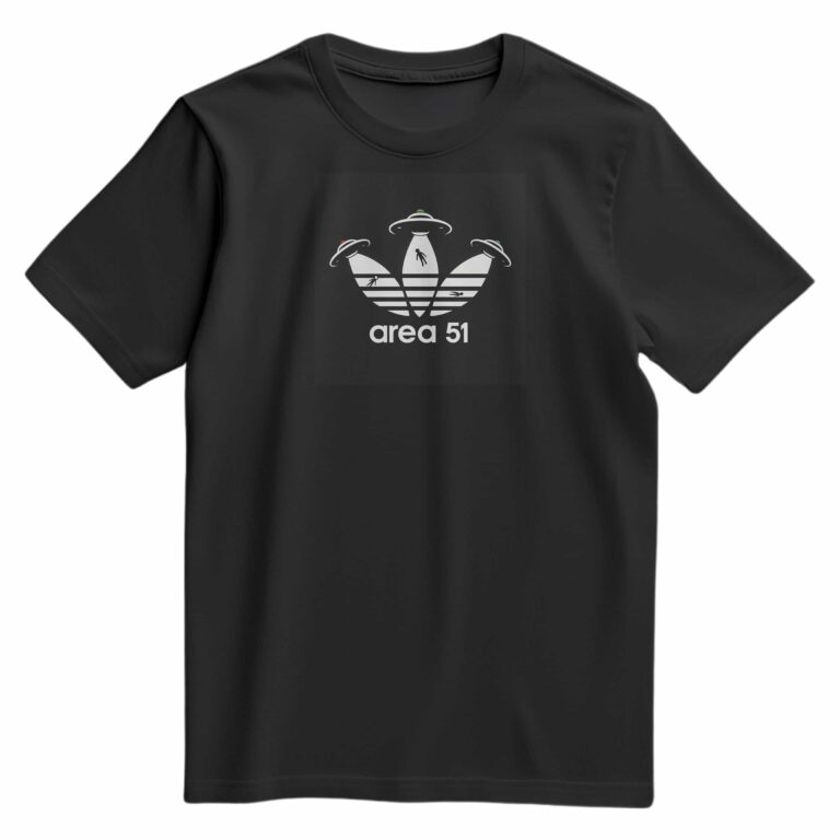 T-shirt Floqué Area 51