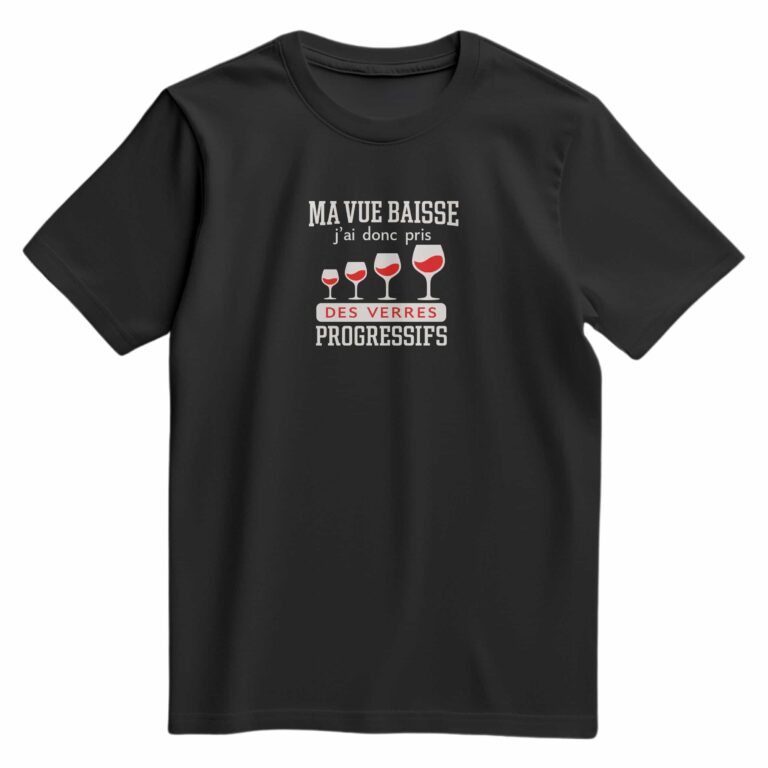 T-shirt Floqué Verres Progressifs