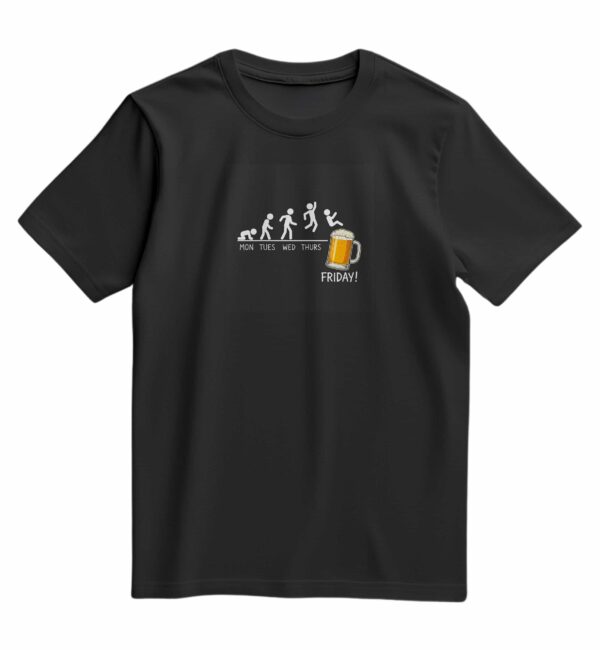 T-shirt floqué évolution MLCouture