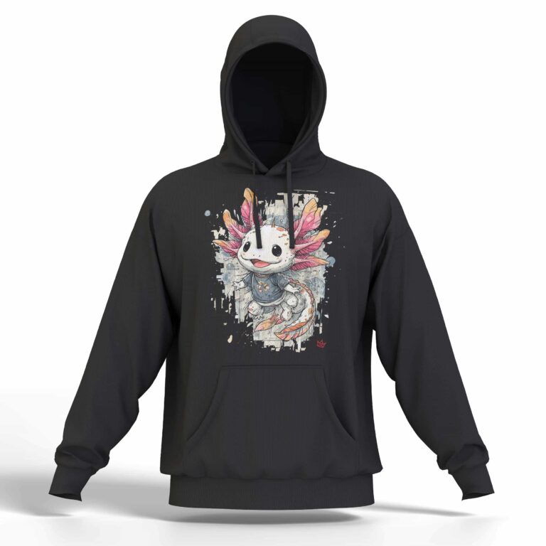 t-shirt floqué axolot